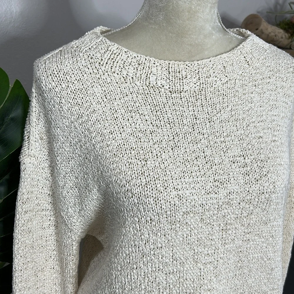 J.Crew • wide rib crewneck sweater